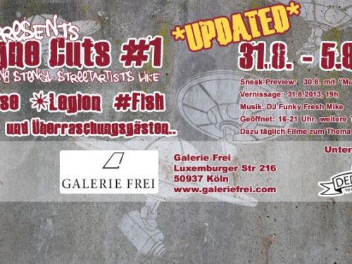 Flyer zur "Cologne Cuts Vol#1"