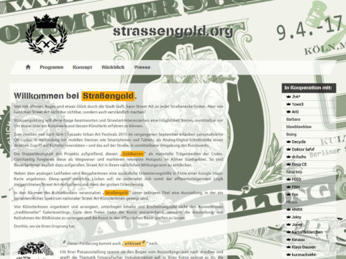 Strassengold.org - Startseite