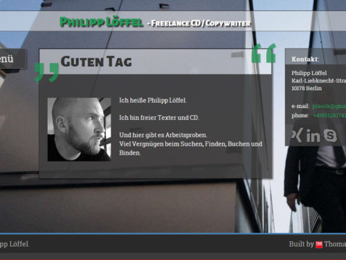 PhilippLoeffel.com Startseite
