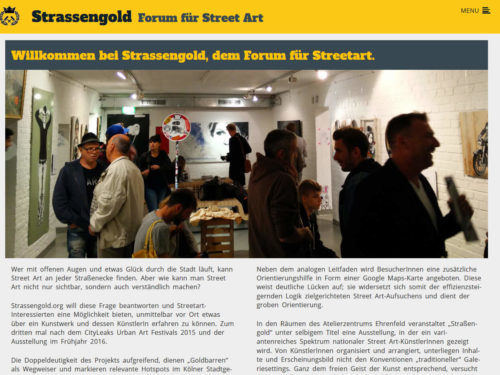 Strassengold.org - Startseite